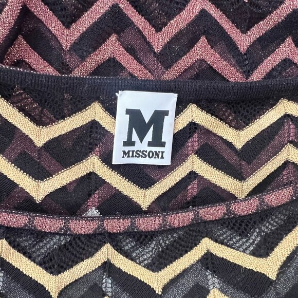 Missoni chevron multicolor top size S - Picture 3 of 6